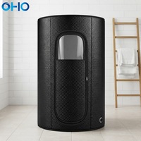 Tenda Sauna Uap Basah Portabel Kustom dengan Tabung Tiup Mudah Dipasang dengan Steamer