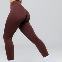 SHINBENE Leggings de sport taille haute pour femme, effet push-up personnalisé, froncé aux fesses, pour fitness et yoga