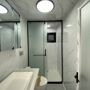 Casa Contenedor Plegable de Doble Ala, Hogar Modular Prefabricado Expandible de 20ft 40ft, Panel Sándwich de Acero, Baño y Cocina de Lujo, <span class=keywords><strong>Hotel</strong></span> - Product Image 5