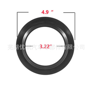Sello de Repuesto para Entrada de Agua de RV, Plástico Negro de 3 Pulgadas, para Salida de Aguas Residuales de RV - Product Image 3