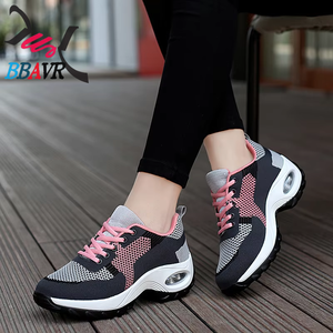 Zapatillas Deportivas Casuales Transpirables para Mujer, Talla Grande, con Plataforma, a la Moda para Otoño y Primavera, Venta al Por Mayor - Product Image 4