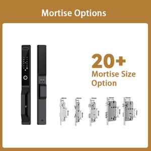 Tuya thông minh khóa cửa điện tử với thẻ RFID sinh trắc học vân tay đẩy kéo 3D Nhận dạng khuôn mặt khóa cửa thông minh - Product Image 5