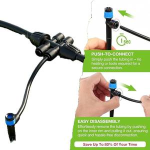 Sistema de Riego por Goteo KC-003 Negro, Conexión a Presión, 0.1-0.4Mpa, Herramienta de Riego para Jardín - Product Image 1