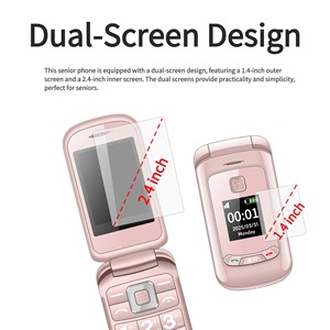Versión Más Reciente G660 2026, Nuevo Teléfono Móvil con Tapa, Pantalla de 2.4 Pulgadas, para <span class=keywords><strong>Personas</strong></span> <span class=keywords><strong>Mayores</strong></span>, Teléfono Celular GSM - Product Image 4