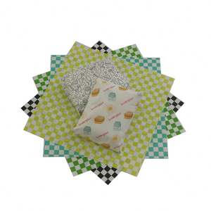 Papel para Sándwiches y Aperitivos, Reciclable, de Grado Alimenticio, Blanco, con Revestimiento de PE de una Cara, Antigrasa, Impreso, para Sándwiches y Aperitivos, con Logotipo Personalizado - Product Image 1