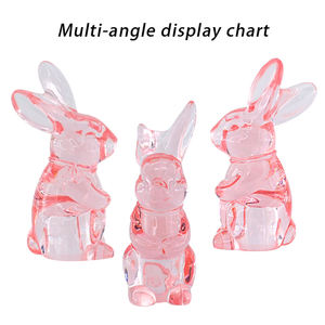 Lapin personnalisé de luxe fait à la main jouet de lapin de Pâques adapté à l'âge décor pour la fête des enfants vente chaude Animal lapin artisanat cadeau - Product Image 6