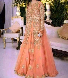 Beautiful Design-Indian/Pakistani-Party-Wear embroidery work on Elegant Long jacket ,Lehenga dress for party & Wedding wear-2020 - Product Image 1