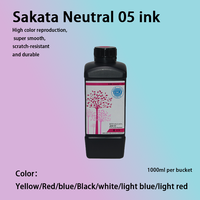 Sakata Neutral 05UV UV original pour imprimantes à plat numériques avec G5/G6 Konica certifié MSDS