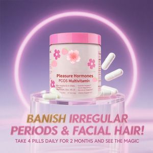 Veagn שמח הורמונים pcos אומגה <span class=keywords><strong>3</strong></span> מגנזיום אבץ ויטמין <span class=keywords><strong>D</strong></span> תוספי צמחים עבור מחזור נקבה - Product Image 2