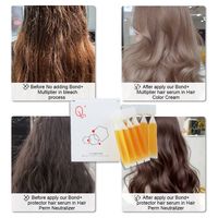Ampoules de traitement capillaire professionnel au kératine, collagène bio-protéine lpp pour cheveux soyeux spa pour cheveux secs abîmés