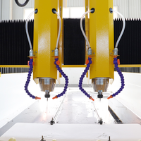 Máquina CNC de 4 Ejes para Grabado en Piedra 1325, Router para Mármol, Escultura 3D