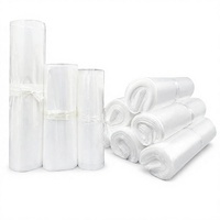 Rouleau de sacs plats transparents en PE 65x90cm 38µm, 90 sacs par rouleau, LDPE transparent pour la protection des grandes machines et des pièces métalliques