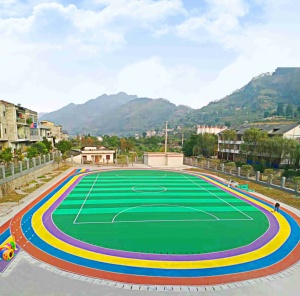 Revêtement de sol sportif antidérapant EPDM de haute qualité INOLP, piste de course à traction améliorée pour conditions humides et sèches, utilisation sécurisée, Guangdong - Product Image 5