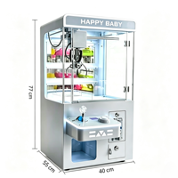 Mini machine de jeu à griffes à monnayeur, équipement de distribution de jouets à prix gagnants pour salles d'arcade, magasins de détail et divertissement familial