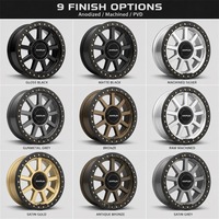 Jantes Beadlock forgées Ojos noires et argentées 17-22 pouces 6061-T6, jantes tout-terrain simulées, 6x5.5 5x5.0 pour Bronco Ram TRX F-150