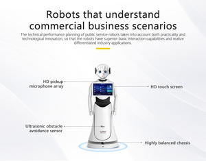 Alice humanoid Robot Kit Chien Robot thông minh con người để bán với màn hình được sử dụng trong trung tâm mua sắm, khách sạn, sân bay - Product Image 6
