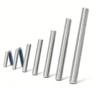 304 Stainless Steel Threaded Rod Full Thread Stud Bolt M3 M4 M5 M6 M8 M10 M12 M14 M16 for Industrial Fastening