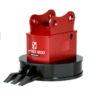 Aimant de levage hydraulique pour excavatrice, puissant, rectangulaire, accessoire pour machines de construction