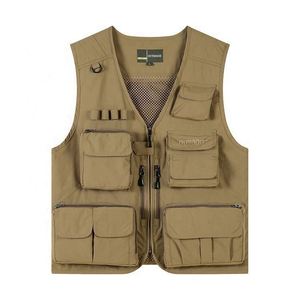 Chaleco Multibolsillos para Hombre, Estilo Moderno, Chaleco de Pesca con Spandex para Escalada, Pesca, Camping, Senderismo y Fotografía - Product Image 3