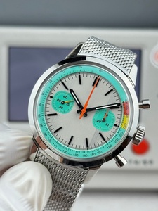 Montre mécanique tendance à couleurs contrastées, multifonctionnelle, chronographe, design moderne, best-seller - Product Image 4