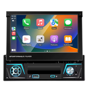 Prix exceptionnels, écran rétractable Auto IPS, navigation GPS universelle, autoradio Android 7 pouces WINCE stéréo MP5 1 Din - Product Image 1