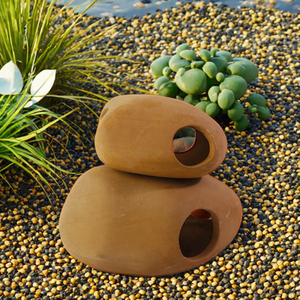 Cueva de Cerámica Ecológica para Acuario, Escondite para Peces, Decoración para Sala de Estar - Product Image 5