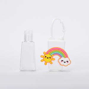 Porte-<span class=keywords><strong>clés</strong></span> de <span class=keywords><strong>poche</strong></span> en Silicone, 1 pièce de 30ML, petit porte-<span class=keywords><strong>clés</strong></span> de <span class=keywords><strong>poche</strong></span> pour recharge, Gel pour enfants, bouteille de désinfectant pour les mains en plastique - Product Image 2