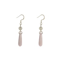 Nouveau chinois rétro rose goutte d'eau boucles d'oreilles délicat Style National élégant femmes à la mode cadeau bijoux