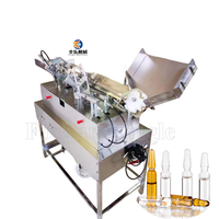 Ligne de production de vaccins en verre de laboratoire de 1ml Remplissage et scellage de bouteilles de liquide Petite machine à ampoules de laboratoire