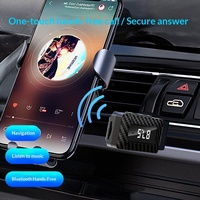 Récepteur audio USB sans fil pour voiture BT 5.3, émetteur FM, appels mains libres