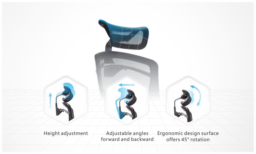 Modern Reclining Ergonomic Office Chair BIFMA Standard PA Plastic Frame
