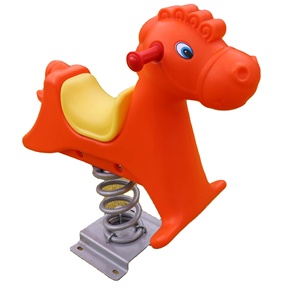 Caballito Balancín de Plástico para Niños, Diseño de Dibujos Animados, Seguro, Ecológico, para Exteriores, Venta al Por Mayor - Product Image 1