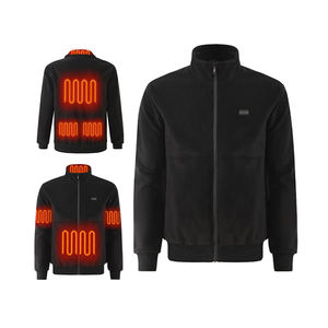 Giacca invernale Casual Smart riscaldata a batteria da uomo in <span class=keywords><strong>pile</strong></span> polare personalizzata con sistema elettrico materiale ricaricabile in tela - Product Image 5