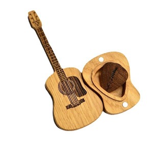 Custom Popular Pick <b>Box</b> With Stand Personalized Guitar Ornament <b>Gift</b> Wooden Crafts - Product Image 2