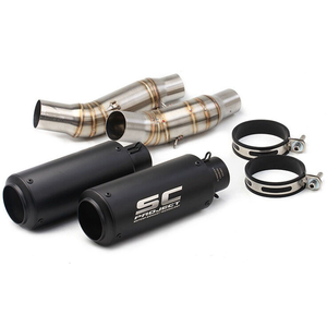 Tuyau d'échappement intermédiaire modifié à double sortie pour moto Kawasaki Z1000 R SX <span class=keywords><strong>Ninja</strong></span> <span class=keywords><strong>1000</strong></span> en acier inoxydable - Product Image 6