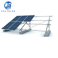 Offre Spéciale : Support au sol en ciment photovoltaïque, acier au carbone galvanisé à chaud, système de montage solaire pour modules photovoltaïques