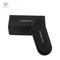 Étuis à lunettes rigides personnalisés avec logo OEM ODM en gros, étui à lunettes en PU personnalisé, boîte à lunettes de soleil de luxe avec chiffon