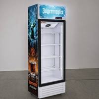 Refrigerador Comercial Vertical de Triple Puerta con Energía Solar, Sin Escarcha, para Exhibición de Bebidas