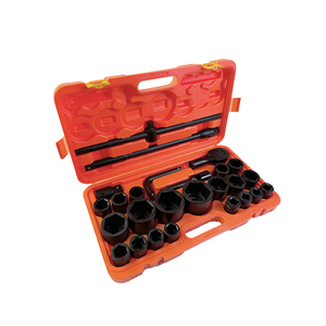 Jeu de douilles hexagonales professionnelles pour <span class=keywords><strong>camion</strong></span>, douilles jumbo standard SAE de 3/4 po et 1 po, douilles hexagonales pour voiture, boîte à écrous - Product Image 3