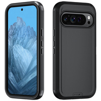 Étui de téléphone Lichicase haut de gamme avec charge sans fil et couleurs contrastées pour Google Pixel 9 9A 9 Pro 9 Pro XL, coque arrière magnétique