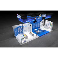 Diseño de Stand de Exhibición de Madera de Lujo |   Sistema de Techo de Truss para Exposiciones Globales en Europa y Medio Oriente
