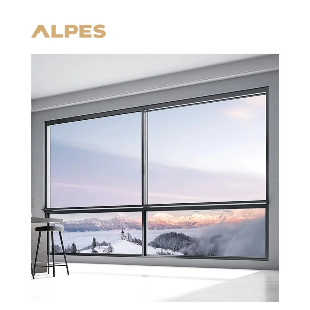 ALPES SHADOW individuelle fabrik-Schiebefenster und -Türen Aluminiumfenster- und Tür-Serie