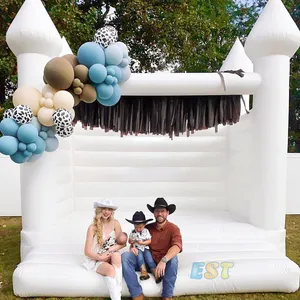 Casa de rebote inflable para niños, Castillo de salto para fiesta al aire libre, de boda, para eventos