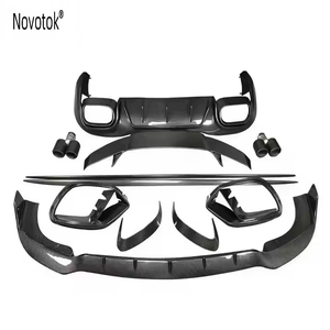 Matériel supérieur BS Style fibre de carbone diffuseur de lèvre avant pare-chocs <span class=keywords><strong>Amg</strong></span> Gt50 Gt53 Gt63 kits de carrosserie pour mercedes-benz <span class=keywords><strong>Amg</strong></span> Gt50 Gt53 Gt63 - Product Image 1
