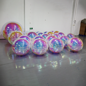 Gran Esfera de Disco Espejo Inflable de PVC para Eventos Balón para Decoración, Publicidad en Escenario y Promoción de Fiestas - Product Image 1