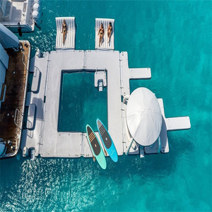 Relaxing Inflatables Sofa Chair Pool Float Water Play Equipment Lounges Floating Island Inflatable Pontoons - Product Image 2