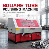 Machine de polissage et de ponçage automatique pour tubes carrés en acier inoxydable, équipement de finition métallique haute précision, écologique