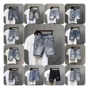 Shorts Vaqueros Retro Lavados Personalizados de Fabricante Chino, Shorts de Mezclilla Rasgados para Hombre, Ropa Urbana de Fabricante Vaquero - Product Image 4
