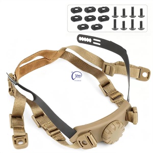 อุปกรณ์เสริมคุณภาพสูง ปรับได้ ระบบแขวนยุทธวิธีสำหรับการฝึกกลางแจ้ง พร้อมน็อตและสกรูสำหรับหมวกฟาสต์เฮล - Product Image 5