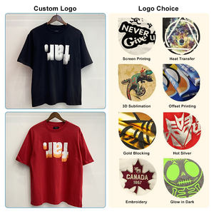 Camiseta Extra Grande para Hombre con Estampado Personalizado, 250G, Hombros Caídos, 100% Algodón, Gruesa, Transpirable, Ecológica, Negra - Product Image 5